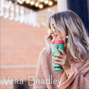 Vera Bradley | Summer Vibes Turquoise | Travel Mug